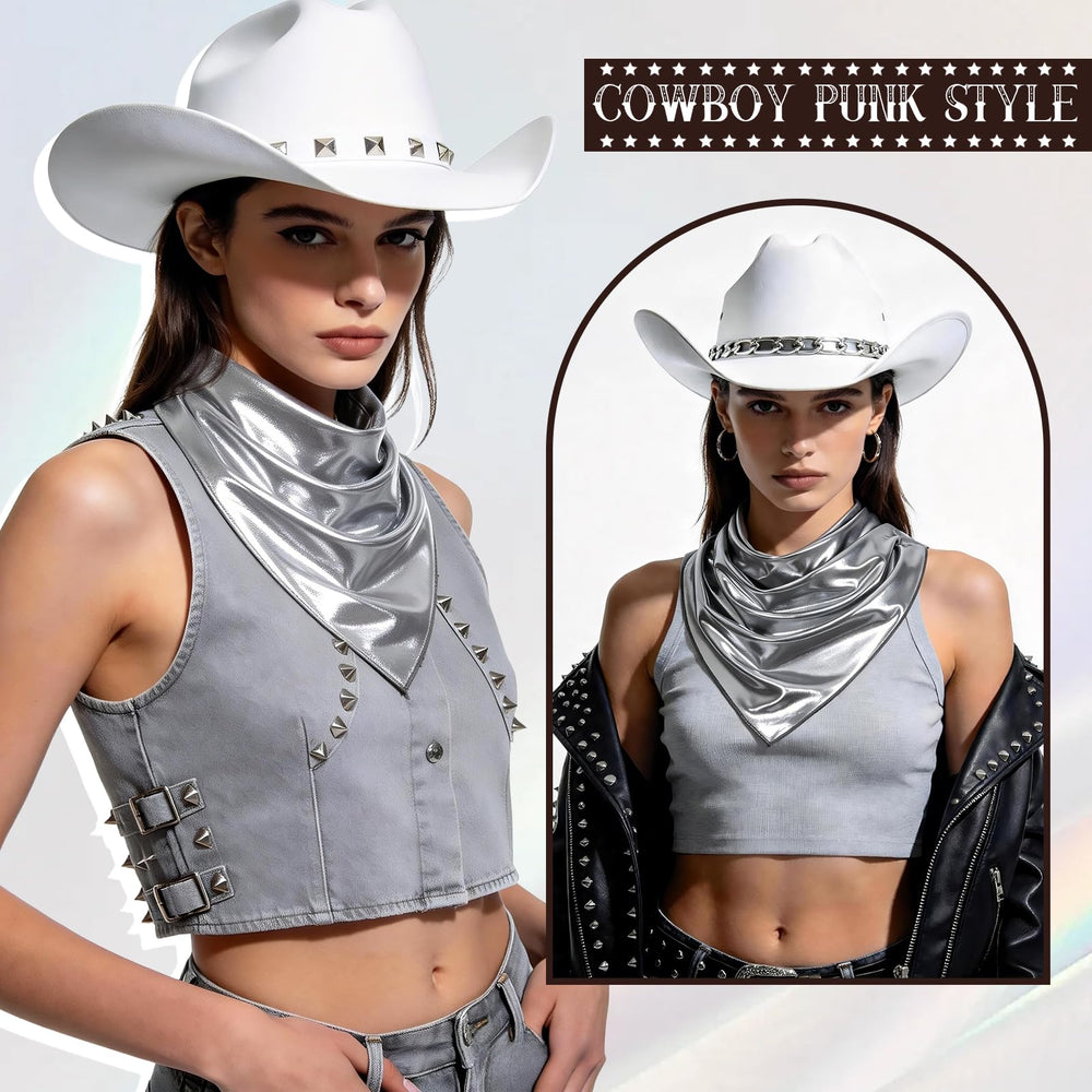 DOCILA bandana knotted on bag showing versatile use and travel-friendly styling