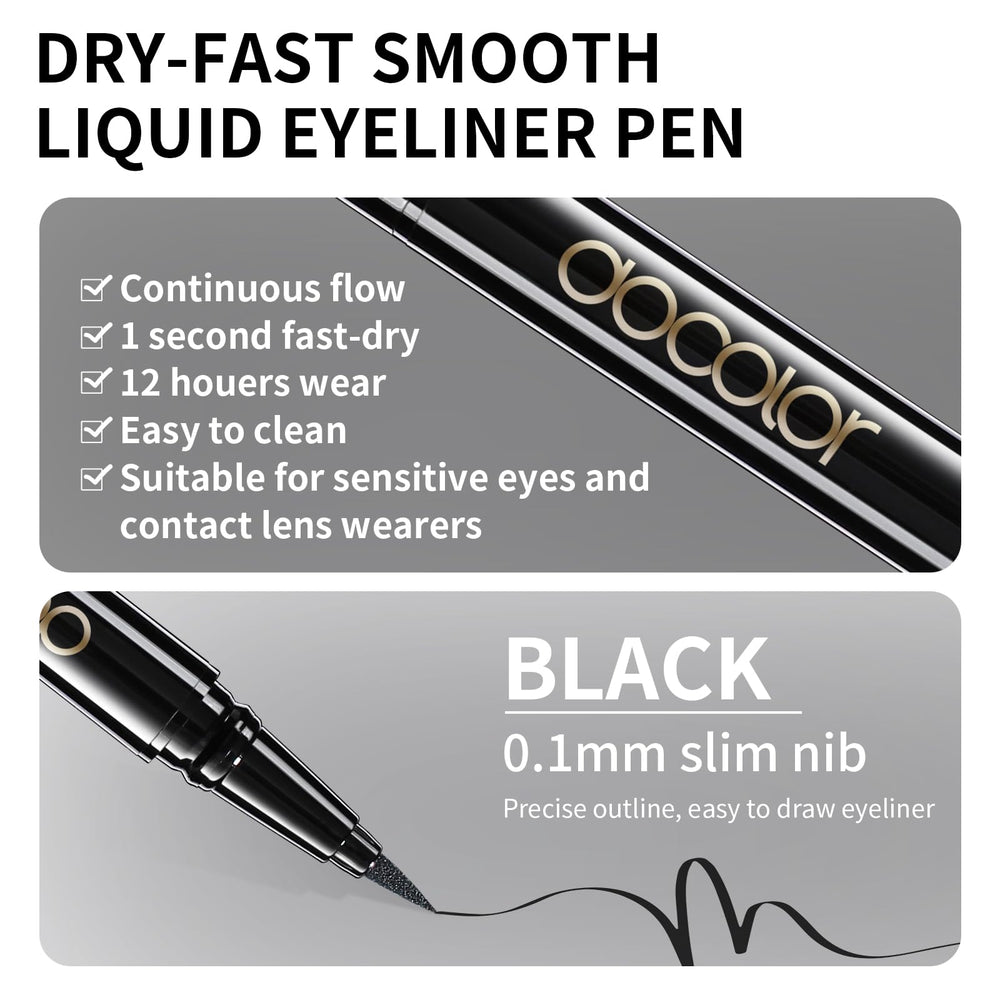 docolor cat eye lifestyle model showcasing long-lasting bold wing benefit