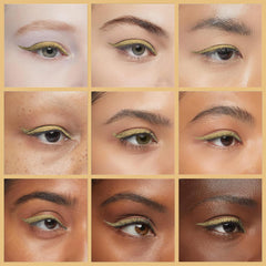 docolor applying eyeliner at mirror demonstrating effortless, controlled use