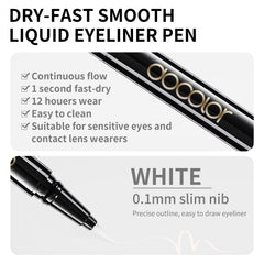docolor ink stroke on paper demonstrating smooth fluid line benefit