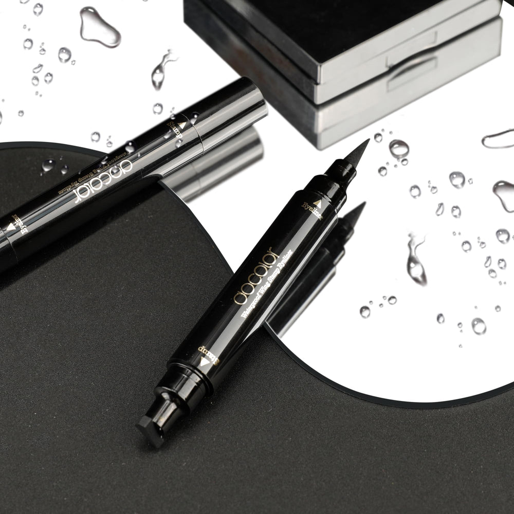 docolor pen next to coin for size comparison showing compact portability benefit