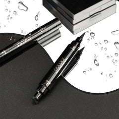 docolor pen next to coin for size comparison showing compact portability benefit
