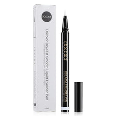 docolor white eyeliner front packaging showing clean product benefit