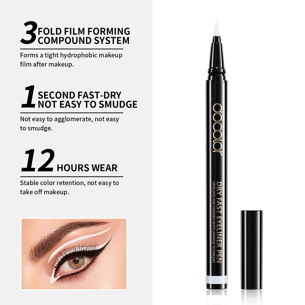 docolor winged eye lifestyle image showing bold longwear benefit