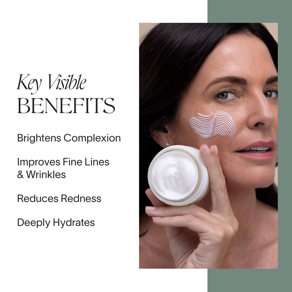 Doctor Rogers Restore jar open revealing smooth moisturizing texture for fast absorption