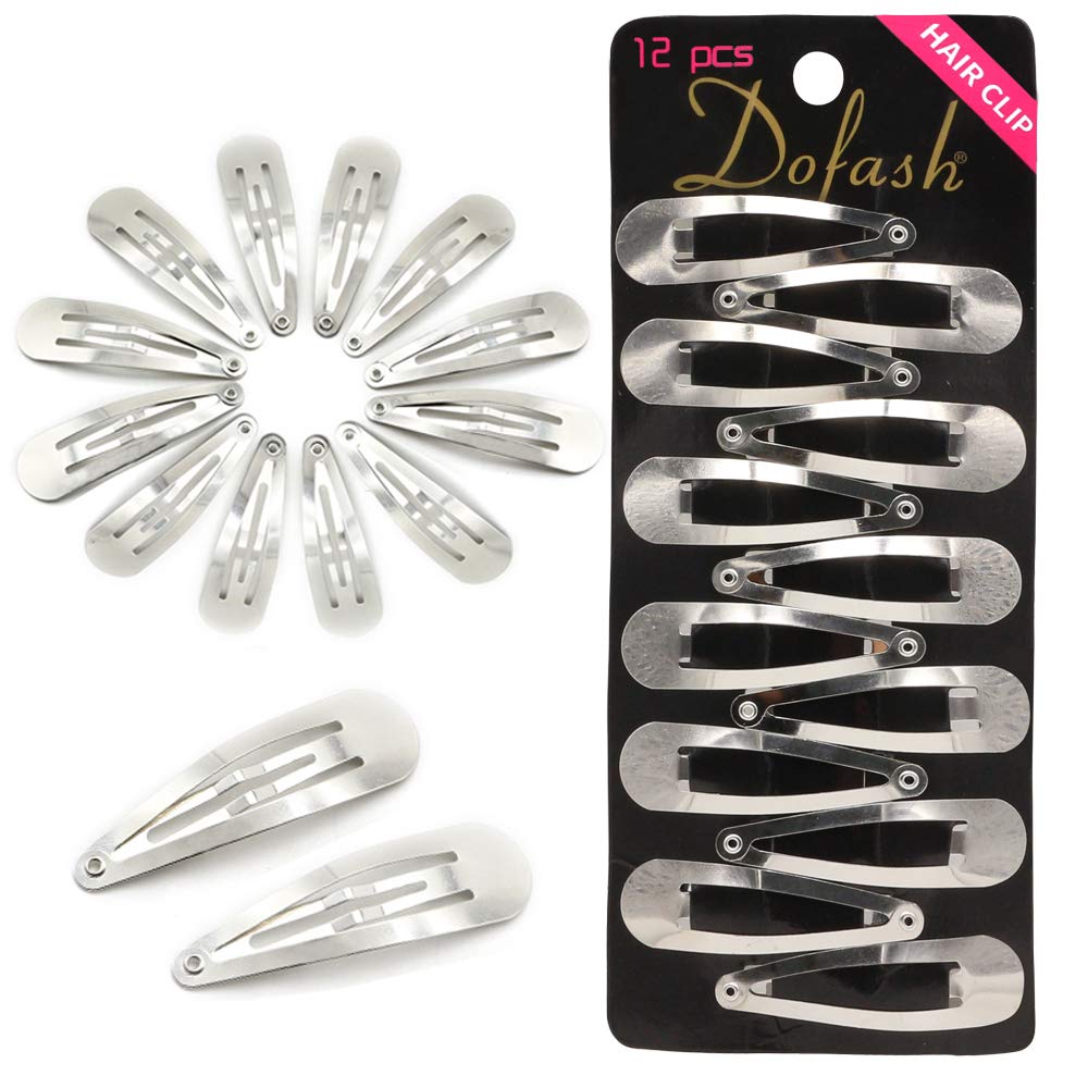Dofash silver front packaging showing 12 clips and tidy storage benefit