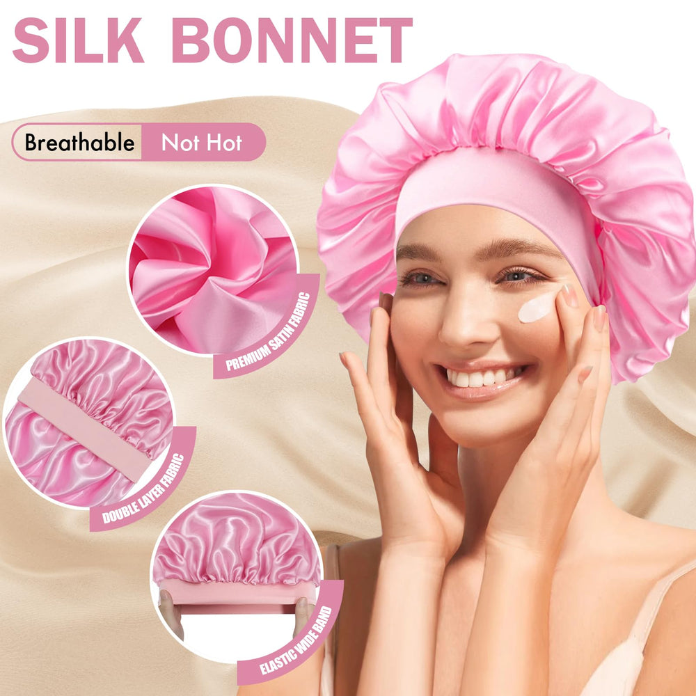 Doitory bonnet elastic band detail highlights gentle stretch for comfort