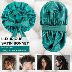 Doitory close-up of inner satin lining highlighting gentleness and moisture retention