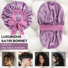 Doitory close-up of satin lining texture, preserves moisture and reduces friction