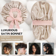 Doitory satin lining close-up showing smooth texture and hair protection