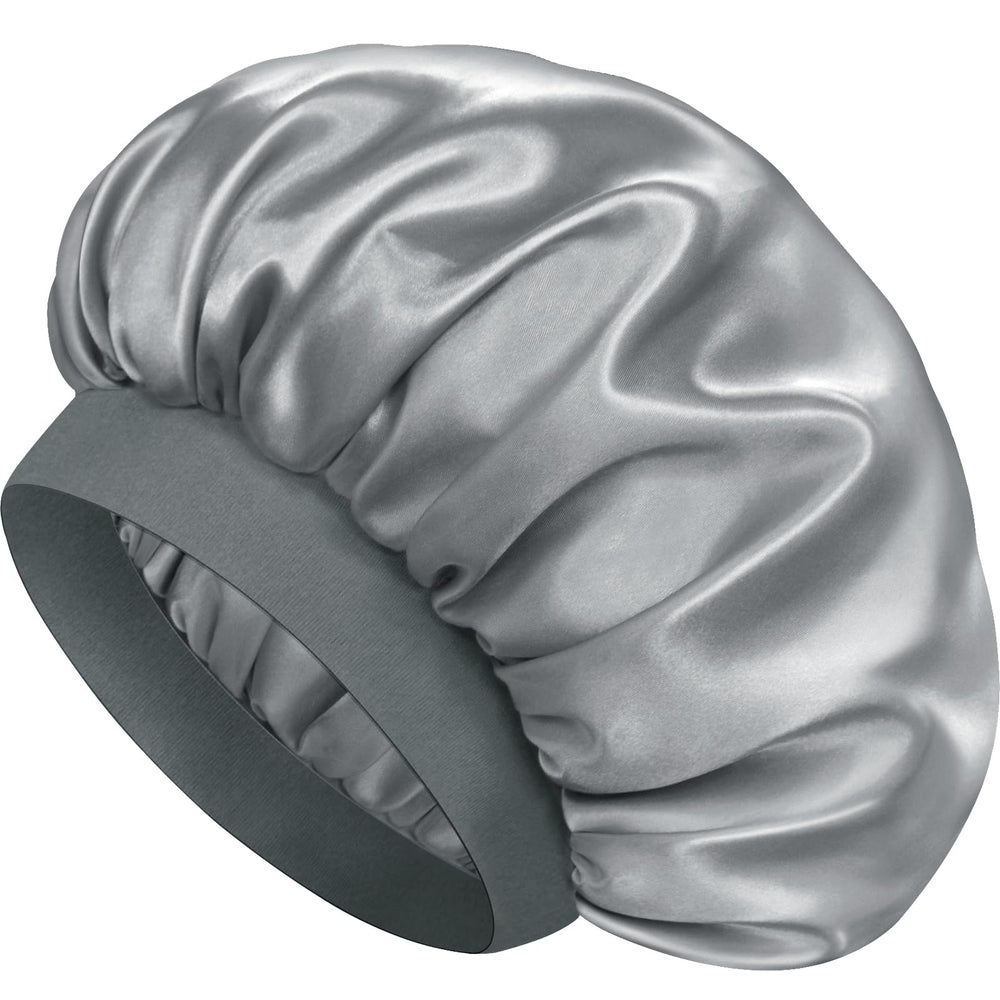 Doitory bonnet front view in silver showing smooth satin and stylish finish for protection