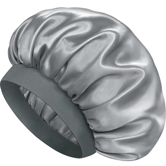 Doitory bonnet front view in silver showing smooth satin and stylish finish for protection