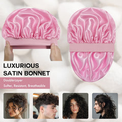 Doitory satin inner lining close-up displays soft texture to reduce friction