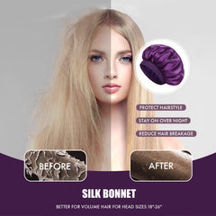 Doitory bonnet held in hand to show roomy 14-inch size and volume capacity