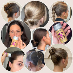 dolahair application on hairline demonstrating targeted control and reduced flyaways