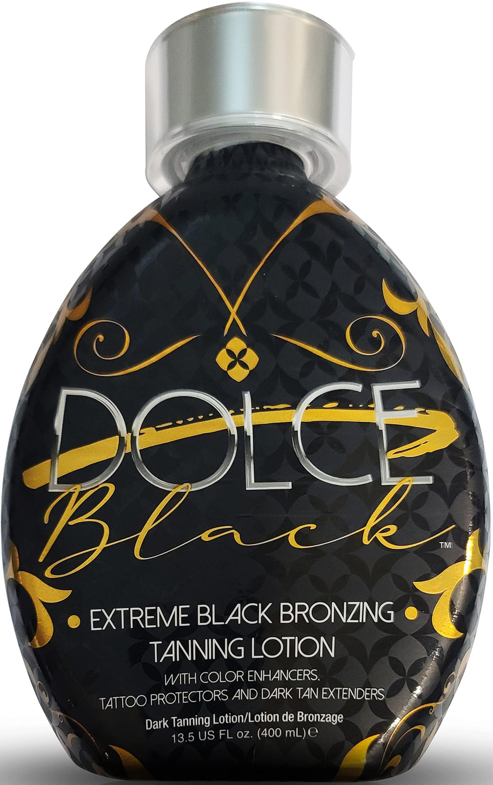 Dolce Black next to tanning essentials in lifestyle scene for convenience and routine