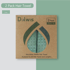 Dolwis towel beside ruler size comparison showing generous 10x27 inch fit