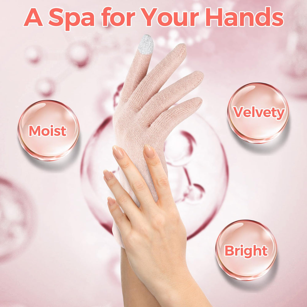 Donfri conductive fingertip detail enabling touchscreen use while moisturizing