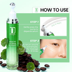 Dongyu placed on vanity in morning routine suggesting refreshed eyes quickly