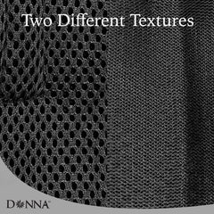 DONNA adjustable velcro strap displaying customizable secure fit for different heads