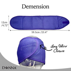 DONNA during face wash use keeping hair away and protecting styles from products