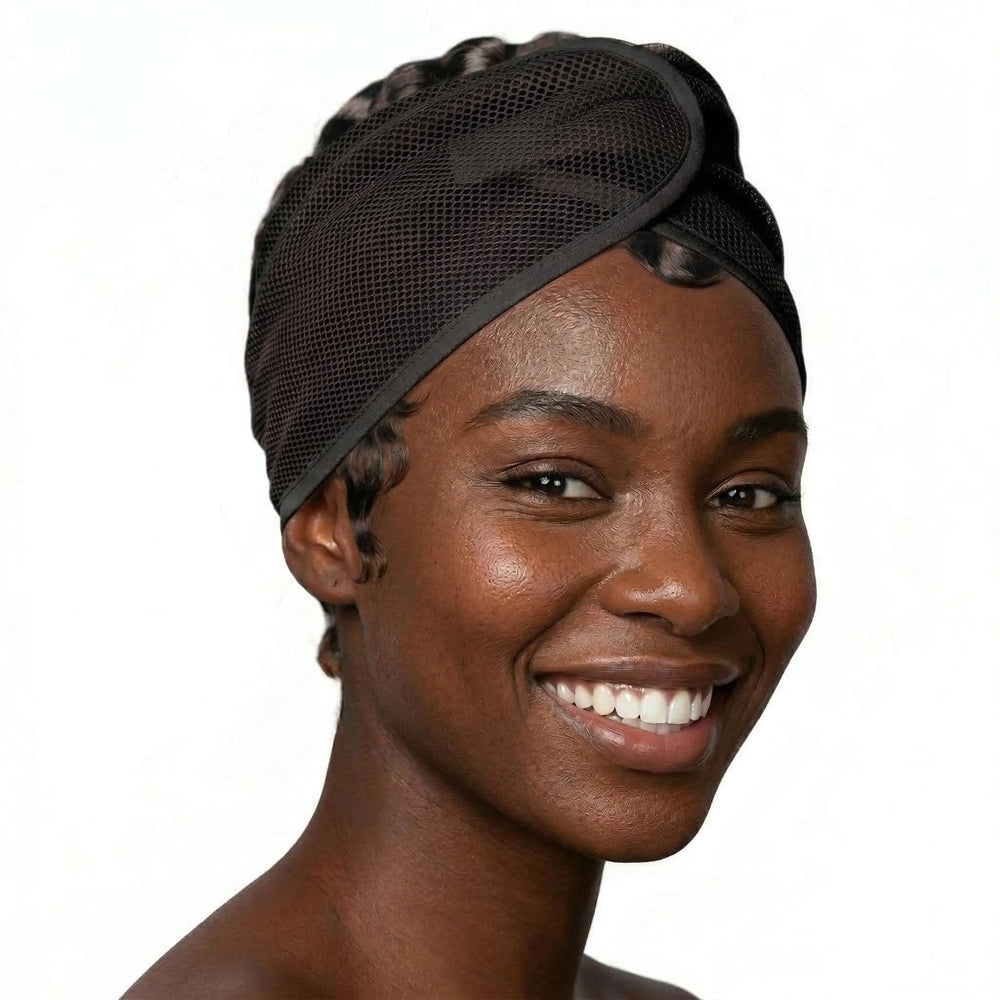 DONNA front view of mesh wrap showing breathable coverage and comfort