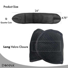 DONNA foam padding detail demonstrating soft cushioning that reduces scalp pressure