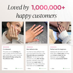 DOONAILS removed tab showing paper-thin profile and gentle-removal benefit