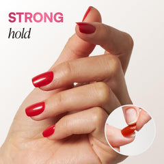 DOONAILS size chart layout demonstrating correct fit for each nail benefit