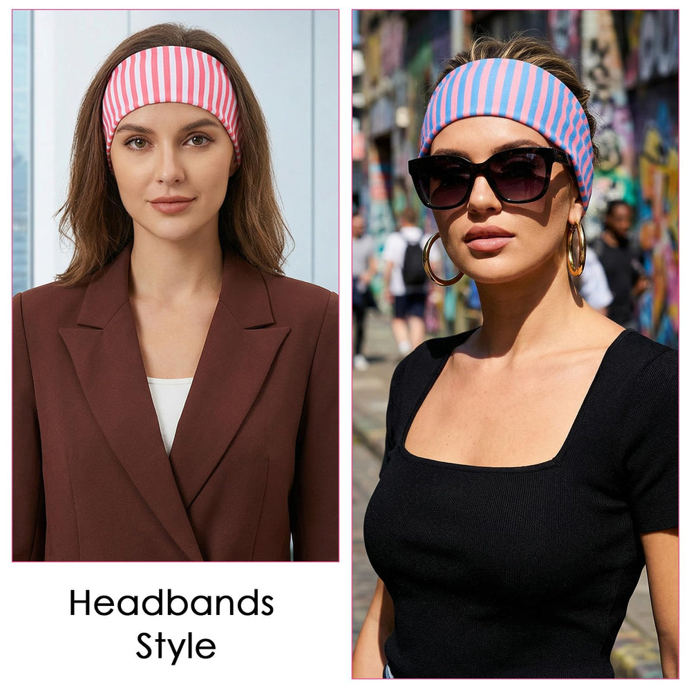DOPENSPI headband worn with a ponytail demonstrating hairstyle control and comfort