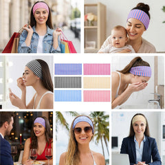 DOPENSPI athlete running outdoors wearing a headband showing secure fit and sweat management