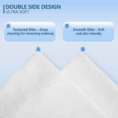 DORAHONEY stacked towels showing 55 count pack and convenience for daily use