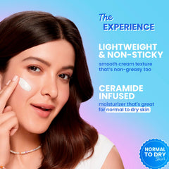 Dot & Key cream texture close-up revealing smooth, hydrating consistency for fast absorption