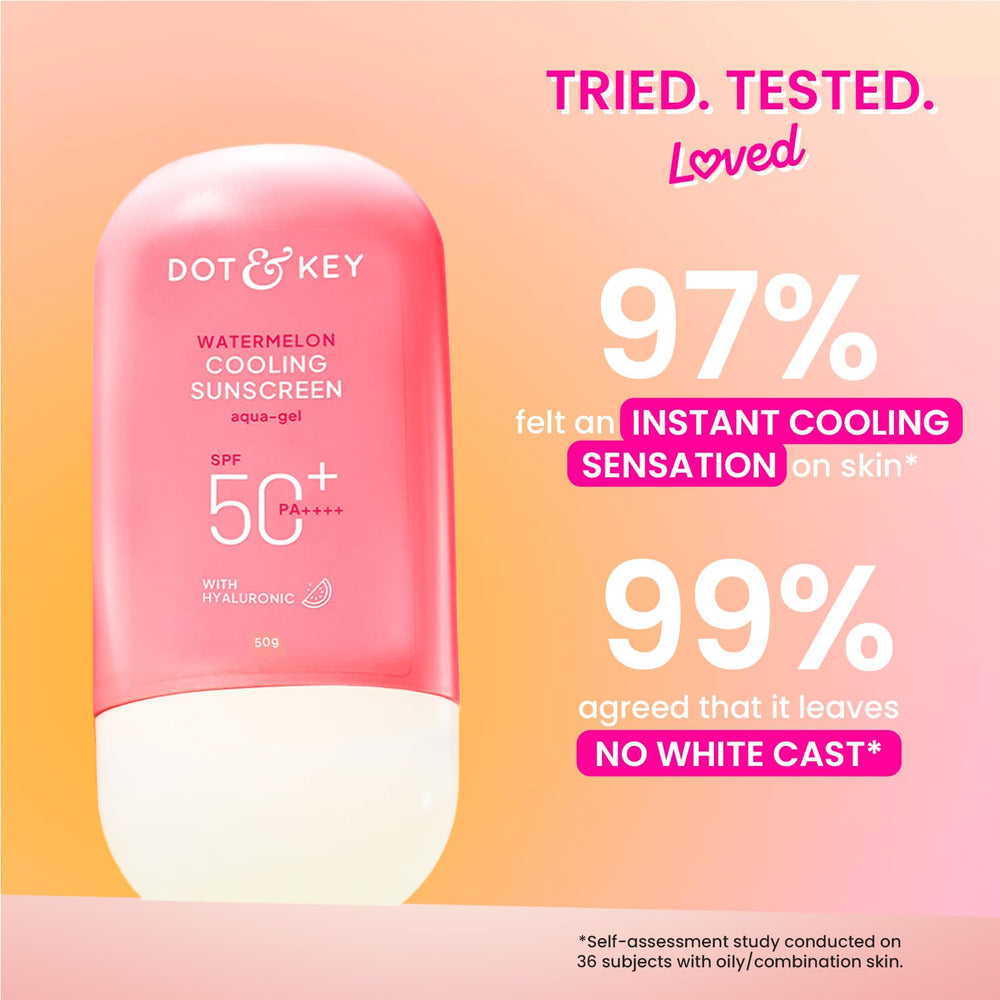 Dot & Key creamy sunscreen texture close-up showing smooth blendability