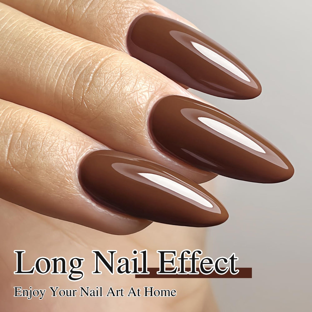 Double Rhythm 15ml polish flowing from brush showing smooth consistency benefit