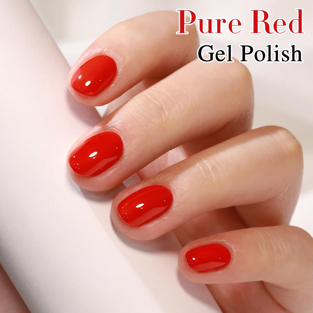 Double Rhythm polish applied on natural nails showing glossy finished look