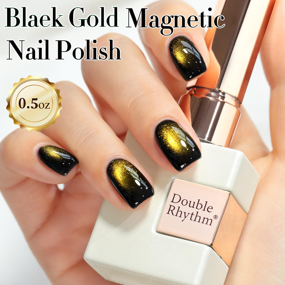 Double Rhythm polish being applied with brush showing easy control for smooth coverage