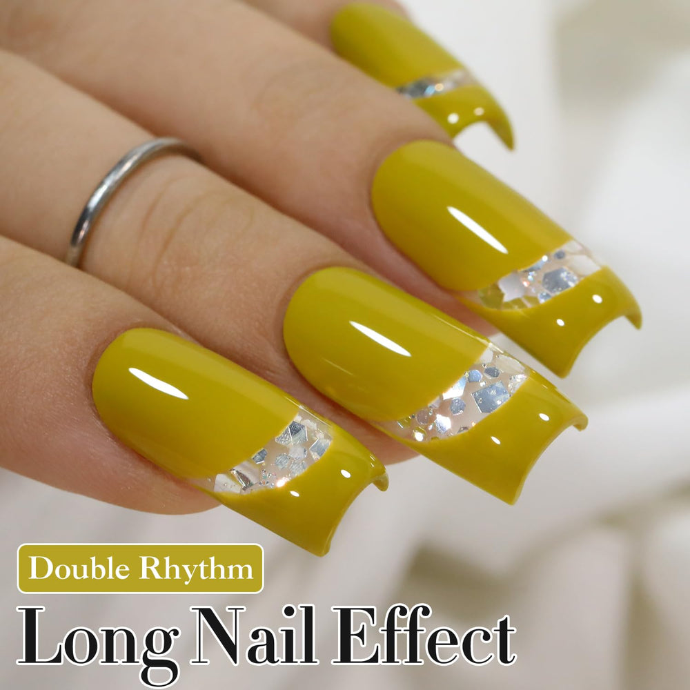 Double Rhythm brush stroke texture showing smooth buildable color and even coverage