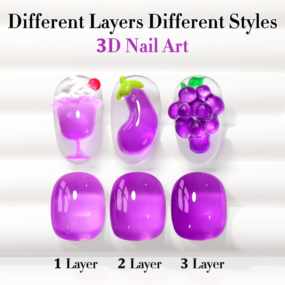 Double Rhythm before and after layering comparison showing buildable coverage and depth benefit