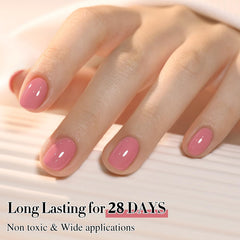 Double Rhythm before and after layering demonstrating buildable translucency