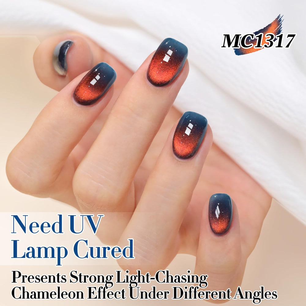 Double Rhythm bottle beside magnetic wand, useful for DIY cat-eye nail art