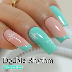 Double Rhythm brush close-up demonstrating smooth application and precise control
