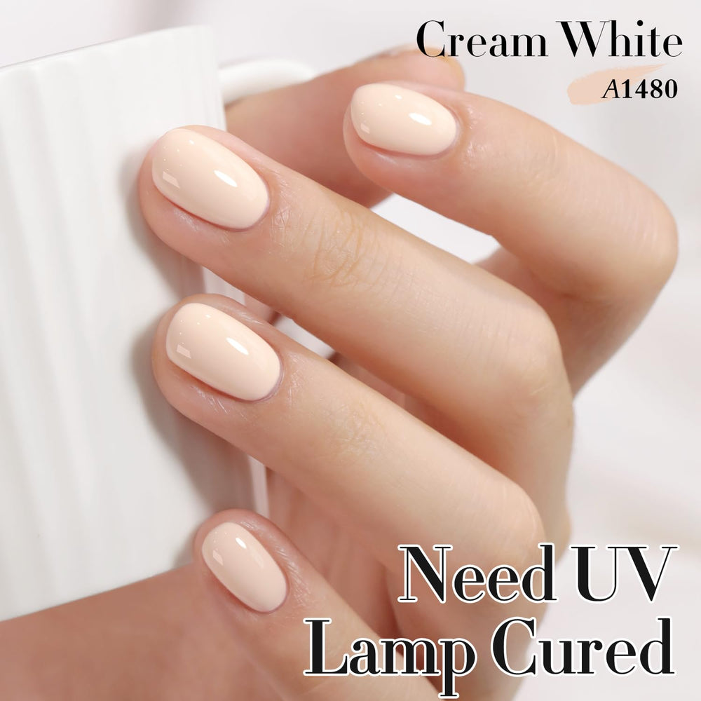 Double Rhythm brush close-up applying smooth cream white for even coverage and control