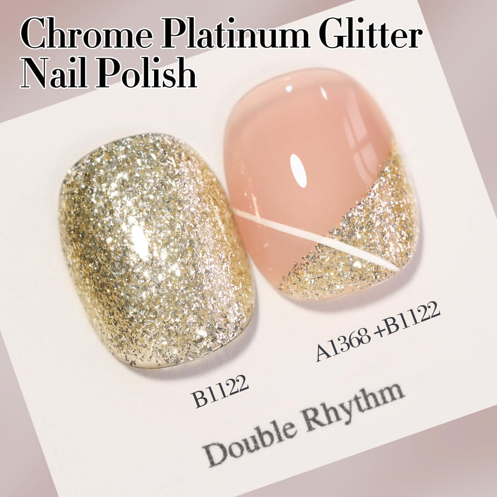 Double Rhythm brush stroke closeup showing smooth application and even coverage