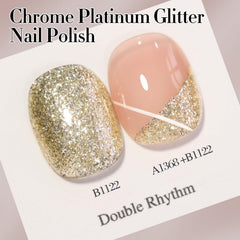 Double Rhythm brush stroke closeup showing smooth application and even coverage