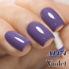 Double Rhythm brush stroke on nail swatch illustrating smooth pigment and coverage