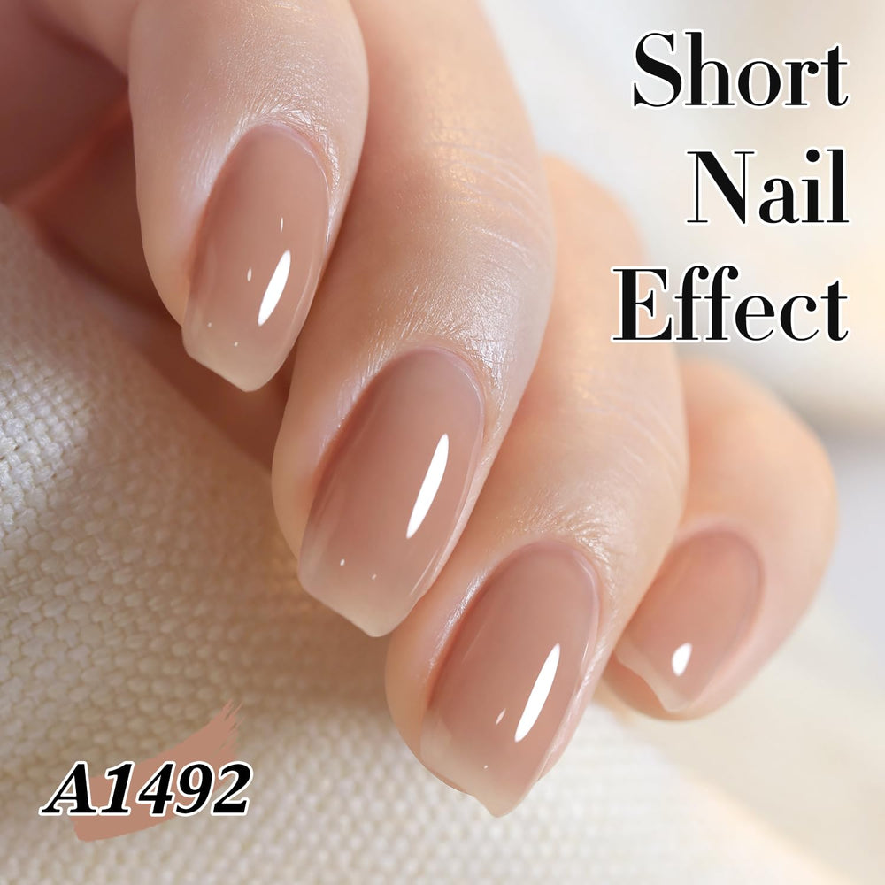 Double Rhythm brush stroke on swatch card showing smooth application benefit