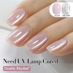 Double Rhythm brush stroke showing jelly texture and smooth buildable coverage benefit