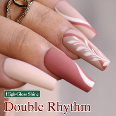 Double Rhythm brush stroke texture demonstrating smooth, even pigment coverage