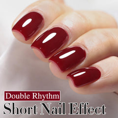 Double Rhythm cap and brush detail showing smooth applicator for even coverage and precise strokes